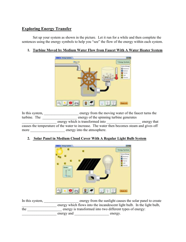 Exploring Energy Transfer