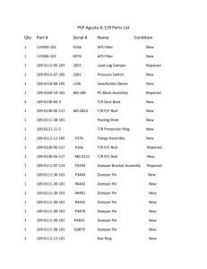 PSP Agusta A-119 Parts List Qty Part # Serial # Name Condition 1