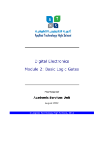 Principles and Operations of Basic Logic Gates