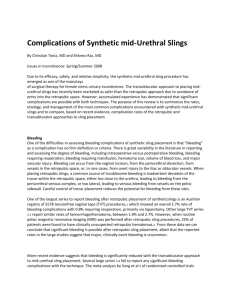Complications of Synthetic mid
