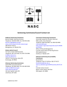 Sentencing Commission/Council Contact List