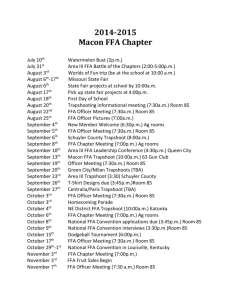 Printable FFA Calendar - Macon County R