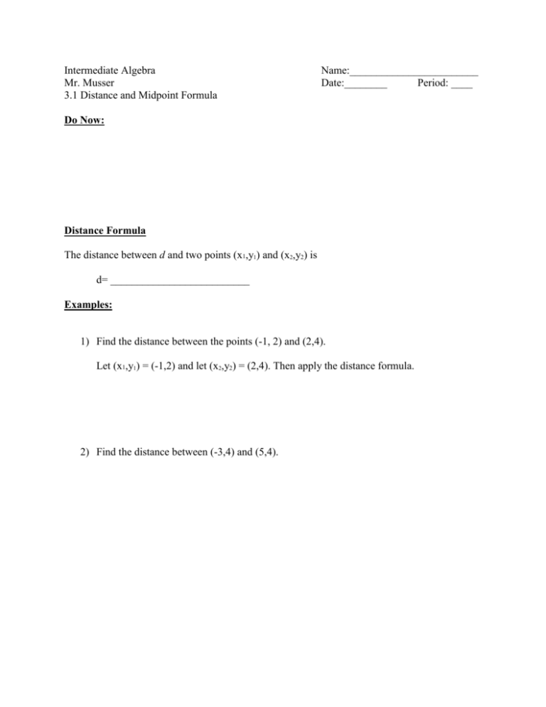 3-1-distance-and-midpoint-formula