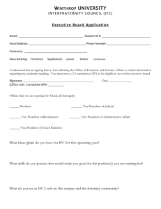 Executive Board Application