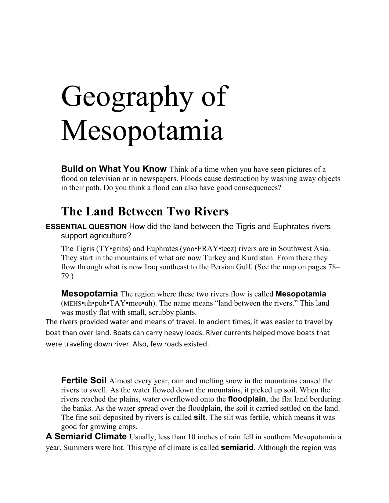 mesopotamia