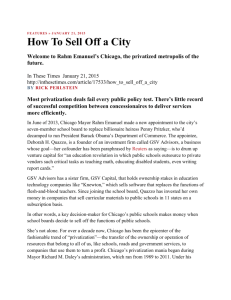 Rahm How to Sell a City VENTRA