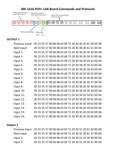 MX-1616-PP-POH & Modular Serial & TELNET Control