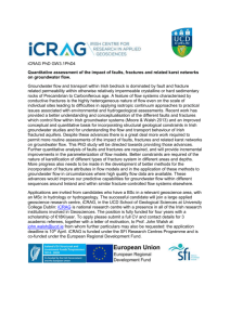 iCRAG PhD GW3.1PhD4 Quantitative assessment of the impact of