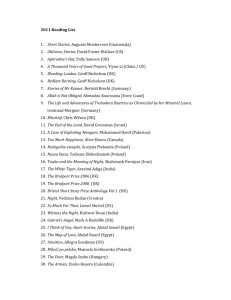 Here`s a list of some of the books I read in 2011.