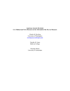 American Atrocity Revisited - 2011 APSA Political Communication