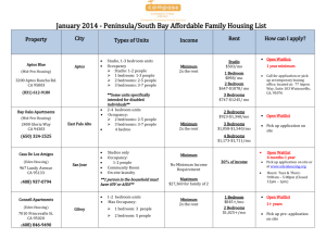 January 2014 - Peninsula/South Bay Affordable Family Housing List