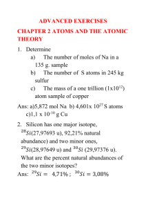 advanced exercises chapter 2 atoms and the atomic theory
