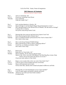2012 Itinerary & Footnotes