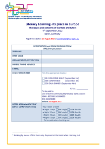 registration form - Eur