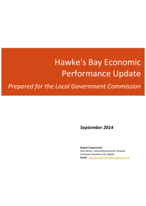 Hawke`s Bay Sean Bevin Economic Solutions Report Sept 2014