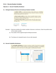 Chapter 6.2 The Binomial Probability Distribution