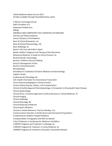 Family Medicine ebook list June 2015 All titles available through