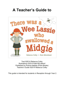 There was a Wee Lassie who Swallowed a Midgie