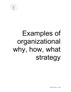 Examples of why, how, what strategy Word document