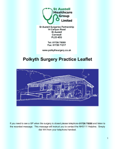 POLKYTH SURGERY