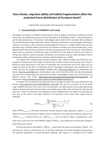 Appendix 2 : Defining a model of cohorts