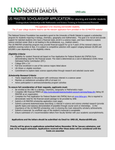 Membership application form - Arts & Sciences | UND