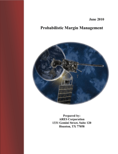 Probabilistic Margins Management of Aerospace Requirements