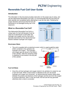 Activity 1.3.1 Fuel Cell User Guide
