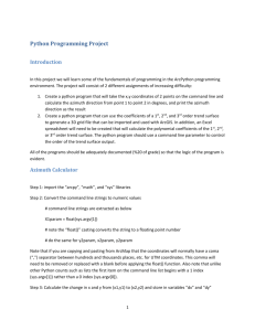 Python Programming Project