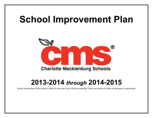 LRE School Improvement Plan