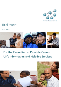 Final report - Prostate Cancer UK