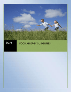Life-Threatening Allergy Guidelines