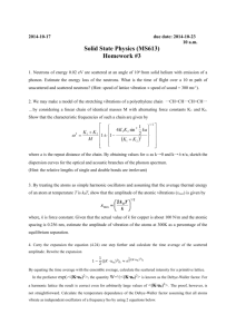 Solid State Physics (MS613) Homework #3