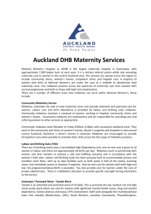 Auckland DHB Maternity Services