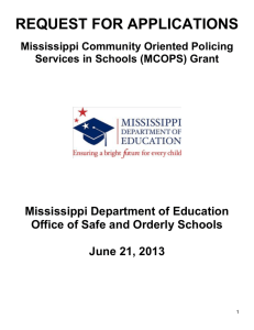 Desired Outcome - Mississippi Department of Education