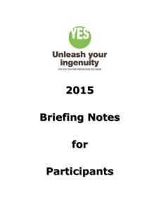 Briefing Notes - Biotechnology YES
