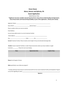 Grace House Application Packet