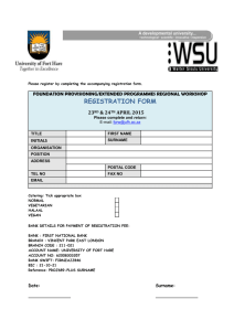 Registration form to upload