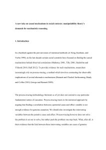 A new take on causal mechanisms in social contexts: manipulability