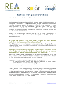 The Green Hydrogen call for evidence