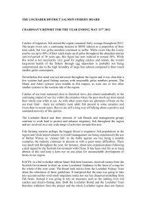 LDSFB Chairman`s Report to end May 2013