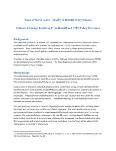 Town of North Castle * Employee Benefit Policy