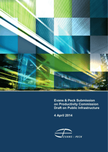 Submission DR175 - Evans & Peck - Public Infrastructure