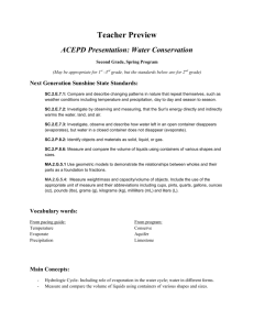 Teacher Preview ACEPD Presentation: Water Conservation