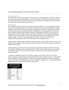 Grazing Management and Livestock Health