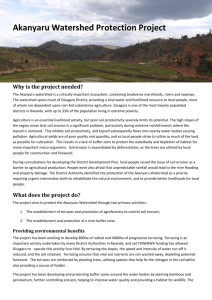Akanyaru Watershed Protection Project