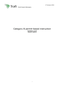 Category B instruction