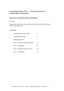 Part 2 - Business Solution Context