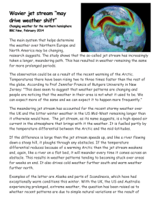 Article: Jet Streams Affecting Climate