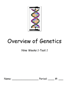 2014 Overview of Genetics bklt